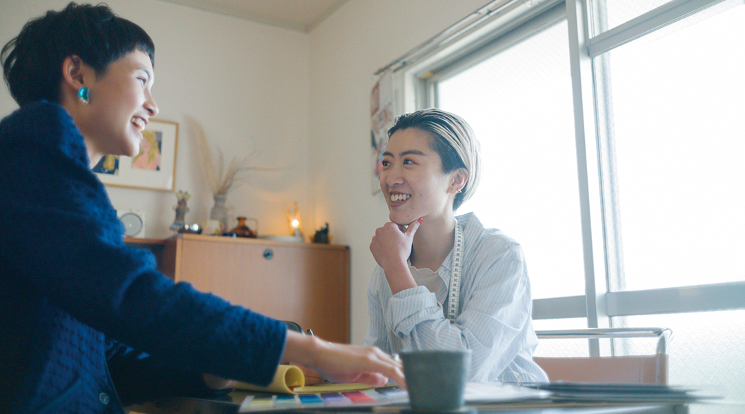 uchidaランジェリー　MEETINGの様子