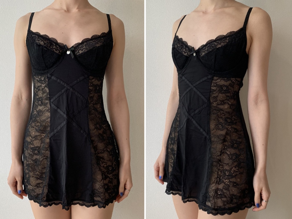 モデル160cm E65 S/Mサイズ着用画像