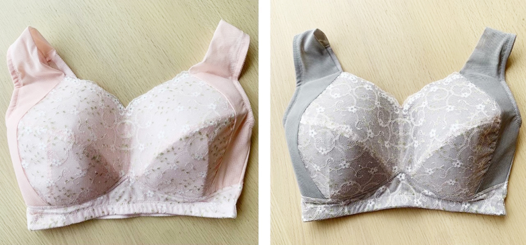 左：ピンク 右：ローズグレー