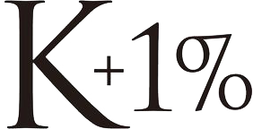 K+1% (ケープラスワンパーセント)ロゴ