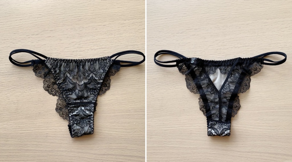 Désir Lace Cheeky 右：フロント 左：バック