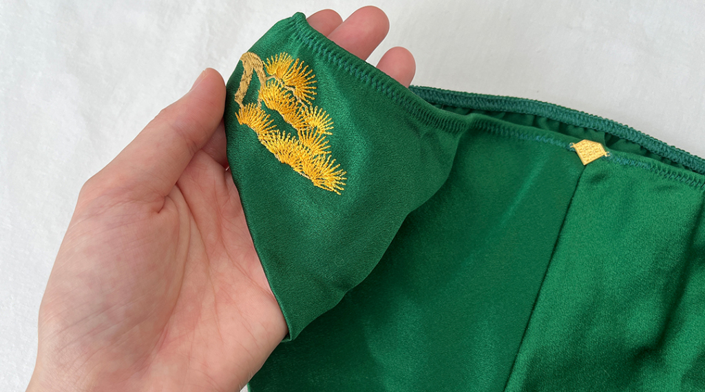 丹後シルクをふんだんに使ったショーツ　N bijoux「千歳-chitose-」