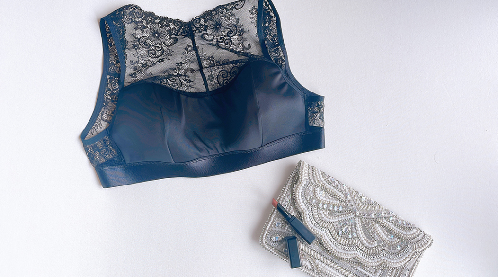 美しいレースと光沢感がリュクスなタンクトップブラ（TAKI） | THE BRA