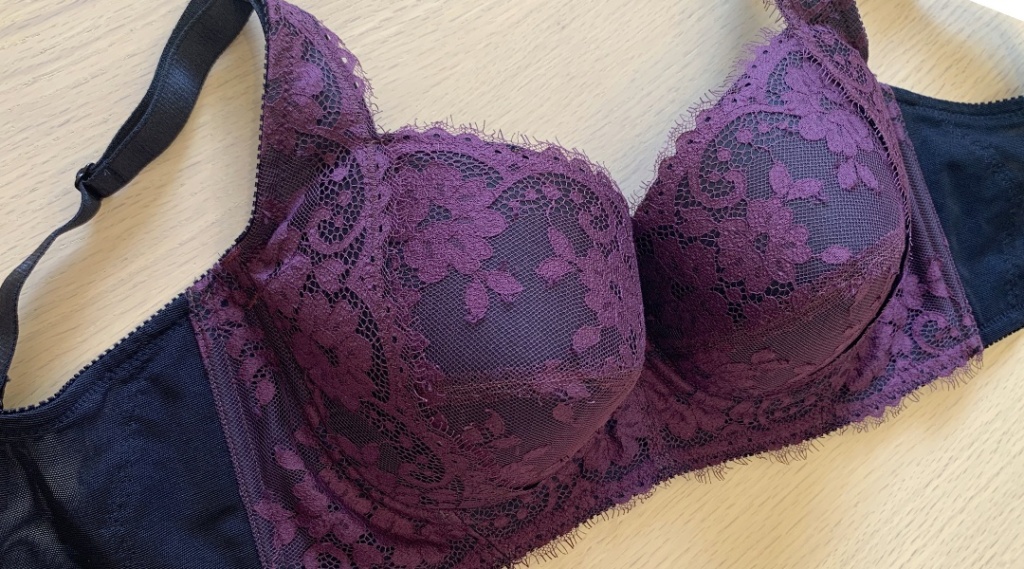 カップ全体に贅沢に使用されているレース