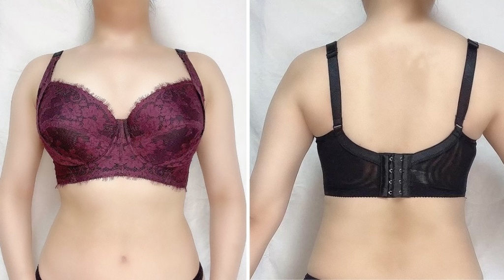 前面は華やかに、バックスタイルはシックに