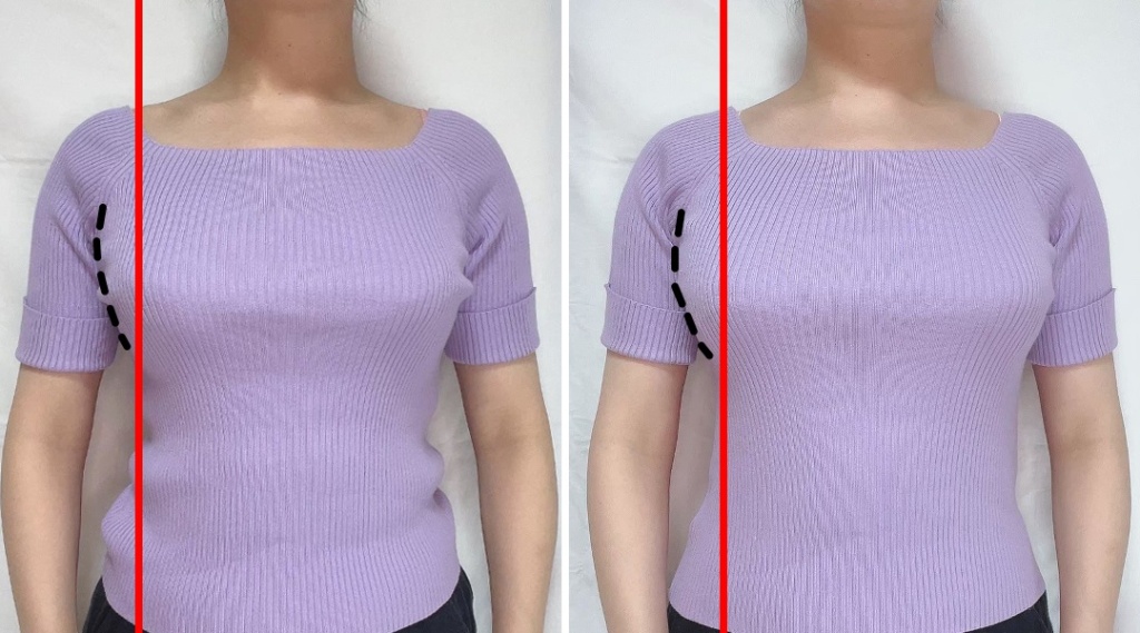 左：couronne 右：foundation着用