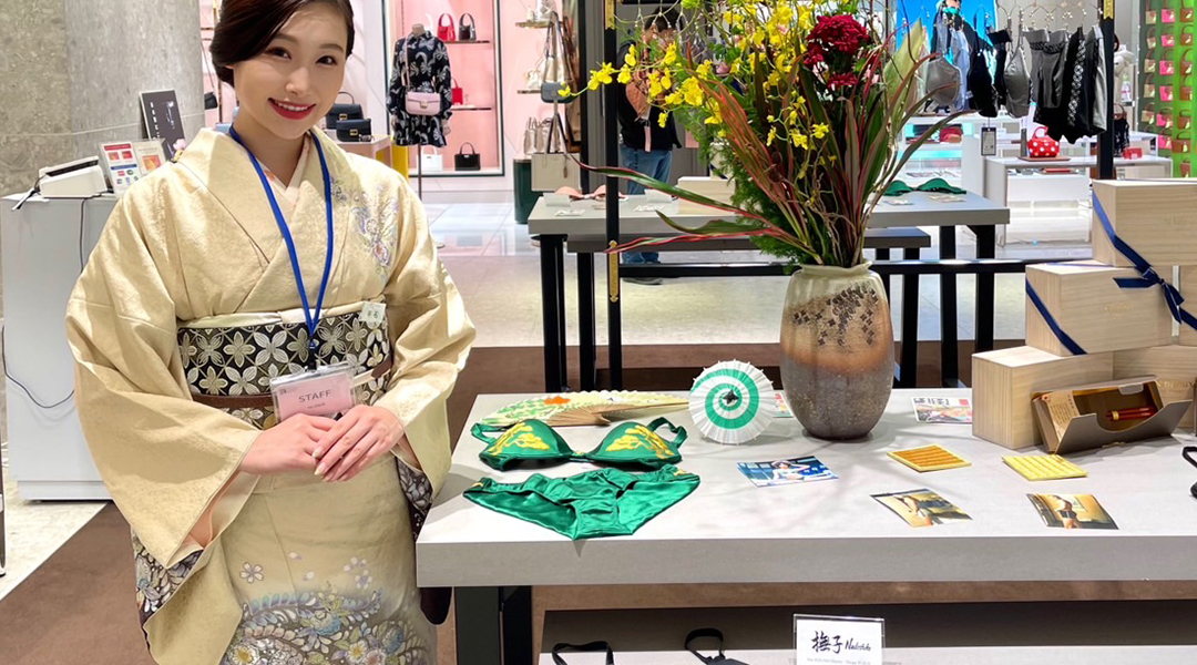 SALE&POPUP！名古屋初！日本製高級和ランジェリー N bijoux がジェイアール名古屋高島屋でクリアランス！