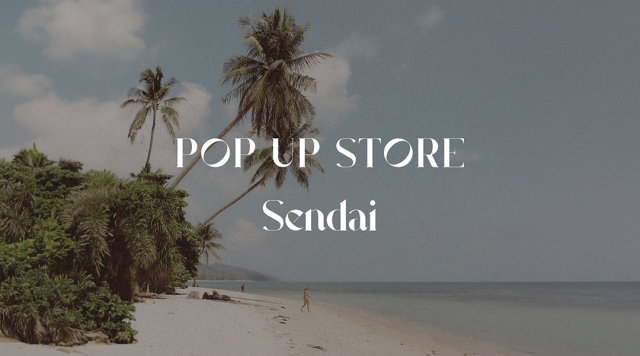 東北の皆様に嬉しいお知らせ！K＋1%（ケープラスワンパーセント）が仙台で初のPOP UPを開催！新作ランジェリーはもちろん、全コレクションが店頭に並ぶ贅沢な1週間。